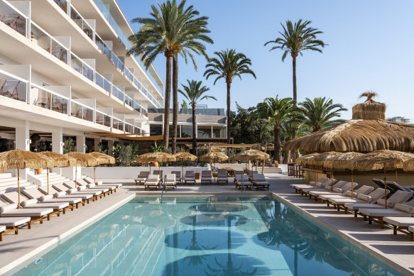 Poolside at Zel Mallorca.