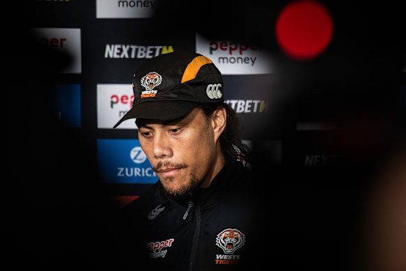 Wests Tigers co-captain Jarome Luai, speaking for the first time since being moved on from the club and agreeing to join Parramatta next year.