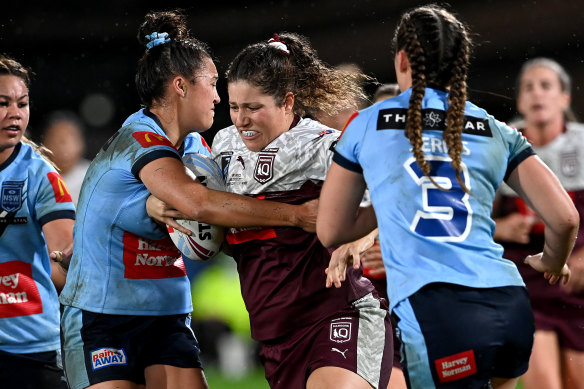 The women currently play just one Origin game.