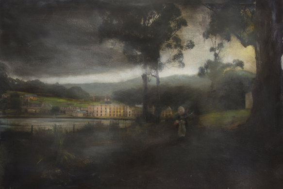 Art must say the unsayable: Tasmanian artist Rodney Pople’s painting, Port Arthur, won the Glover Prize for landscape in 2012.