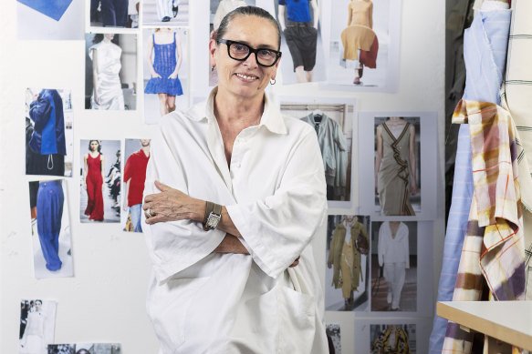 Australian designer Lee Mathews says shirts, skirts and Japanese denim are among her wardrobe staples.