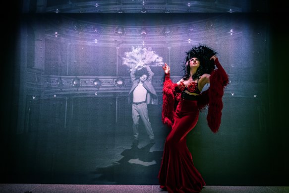 Hannah Raven in Gadigal Metro Station. Venues for this year’s Fringe have been considered with public transport in mind.
