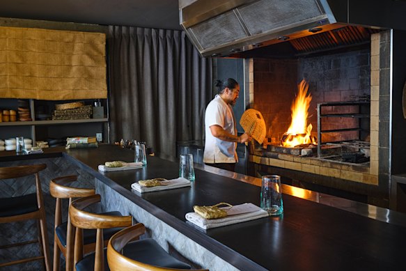 Henry Onesemo in action at Tala.