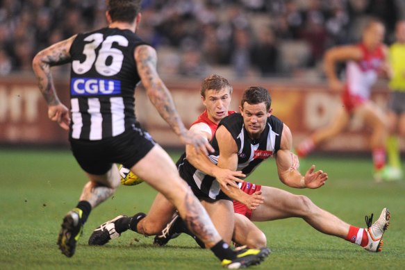 Luke Ball’s arrival at Collingwood in 2010 was pivotal to their success.