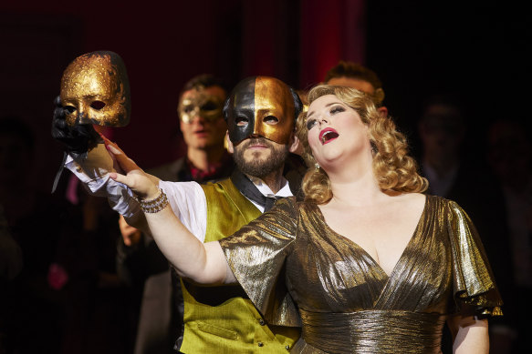 Marko Mimica and Jessica Pratt star in The Tales of Hoffmann.