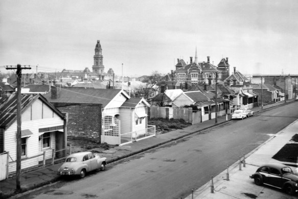 Collingwood slums in 1964.