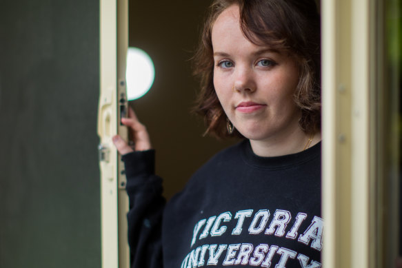 Law/arts student and student union president Kate Benesovsky is in her second year at Victoria University and is yet to attend a class on campus.