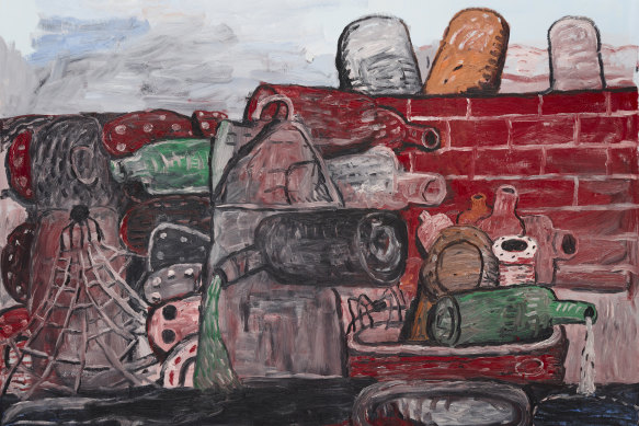 Arguably one of the great artists of the late 20th century: Philip Guston's East Tenth (1977).