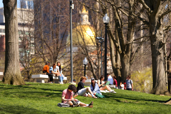 Boston Common was one of the places Jessie Stephens visited with her twin sister, Clare. 