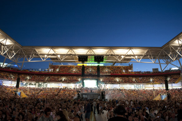Suncorp Stadium can host 12 concerts annually.
