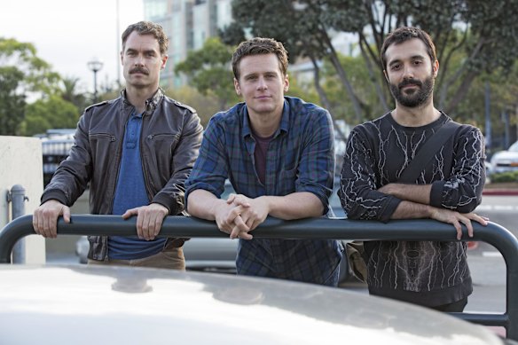 Bartlett (left) in 2014’s Looking, HBO’s first series to focus on gay male characters.
