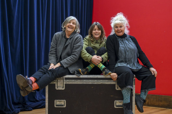 “We form a particular type of theatre that we’re interested in exploring,” says Cornelius, left, with collaborators Wilks and Dee.