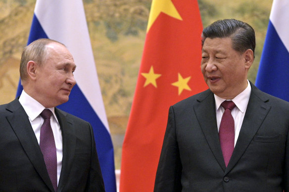 Xi Jinping and Vladimir Putin promised to strengthen ties when they met at the Winter Olympics. 
