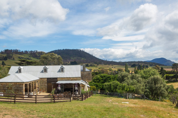 Pooley Wines has a historic property and two separate vineyards in the Coal River Valley in southern Tasmania. 
