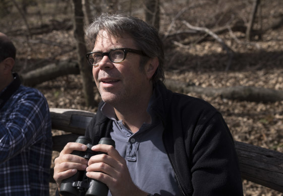 Keen birdwatcher Jonathan Franzen says he likes nature writing with a story or an argument.
