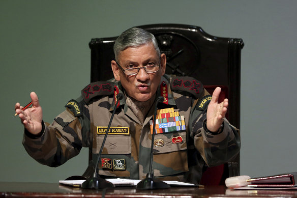 Indian army chief General Bipin Rawat has died in a helicopter crash.