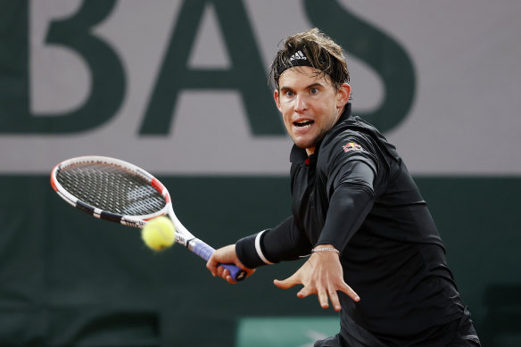 Dominic Thiem has said he loves the chilly autumnal conditions of this year's French Open.