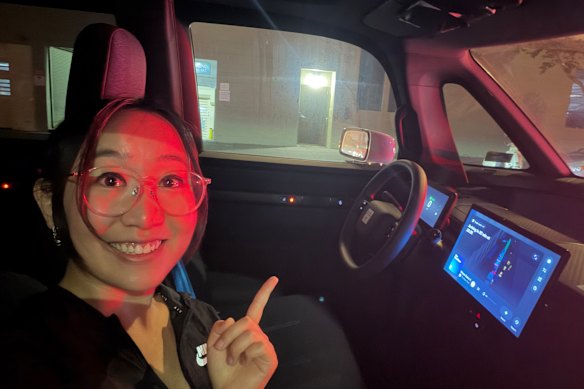 The self-driving cars can feel like a safer choice in the evening for some passengers.