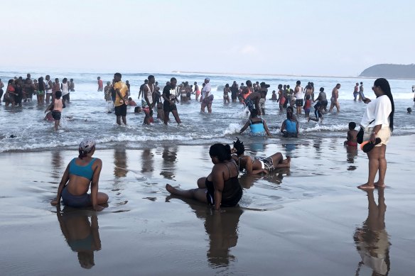 On a hot summer day, as many as 1.5 million people will visit Durban's city beaches. 