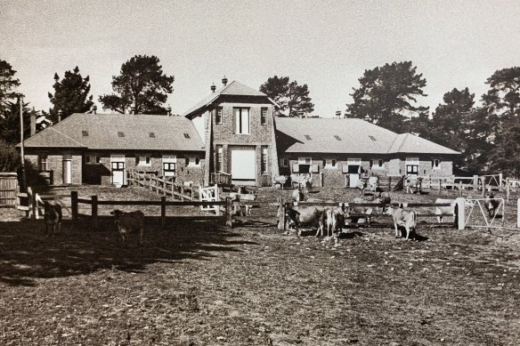 An archival image of the old dairy at Retford Park that will open next month as the Southern Highlands first regional gallery, called Ngununggula