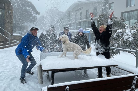 Snow is falling in many areas of regional Victoria and NSW, including here at Mount Buller.