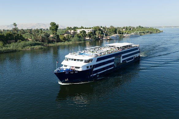 Newly launched Travelmarvel Sirius on the Nile River.