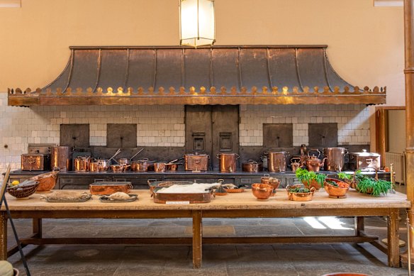 The state-of-the-art (for the early 1800s) kitchen.