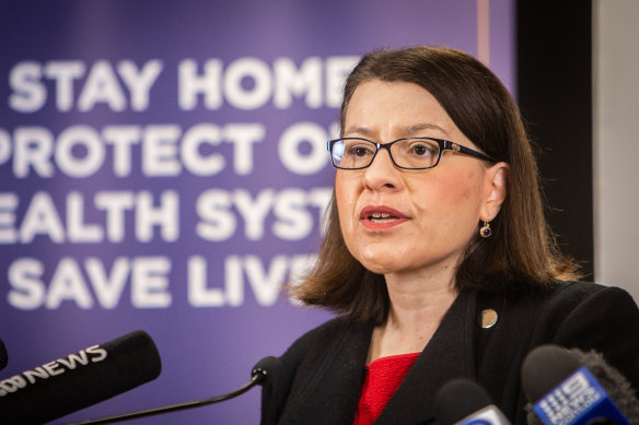 Jenny Mikakos resigned as Victorian health minister last month.