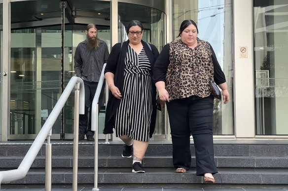 Jude Craig Wright’s family leave court on Wednesday. They were audibly relieved after hearing the news he would be released on bail.