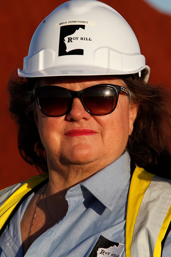 Gina Rinehart is taking on the scammers.