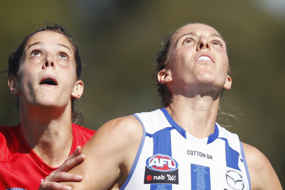 Emma King has been dominating for her new club, North Melbourne