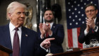 Donald Trump addresses Congress.