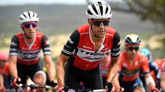 NORWOOD, AUSTRALIA - JANUARY 16:  Richie Porte of Australia and Team Trek-Segafredo competes during stage two of the 2019 Tour Down Under on January 16, 2019 in Norwood, Australia.  (Photo by Daniel Kalisz/Getty Images) 21st Santos Tour Down Under 2019 - Stage 2NORWOOD, AUSTRALIA - JANUARY 16: Richie Porte of Australia and Team Trek-Segafredo competes during stage two of the 2019 Tour Down Under on January 16, 2019 in Norwood, Australia. (Photo by Daniel Kalisz/Getty Images)