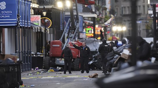 At least 10 people died in a suspected terrorist attack in New Orleans. 