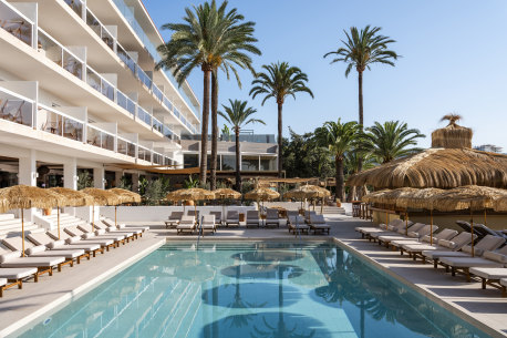 Poolside at Zel Mallorca.