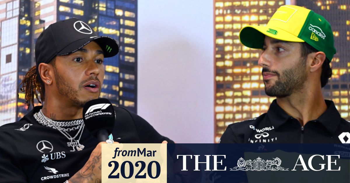 Formula 1 Australian Grand Prix 2020 Renault Driver Daniel Ricciardo Devsatated By Cancellation Mercedes Driver Lewis Hamilton Welcomes Sad But Right Decision