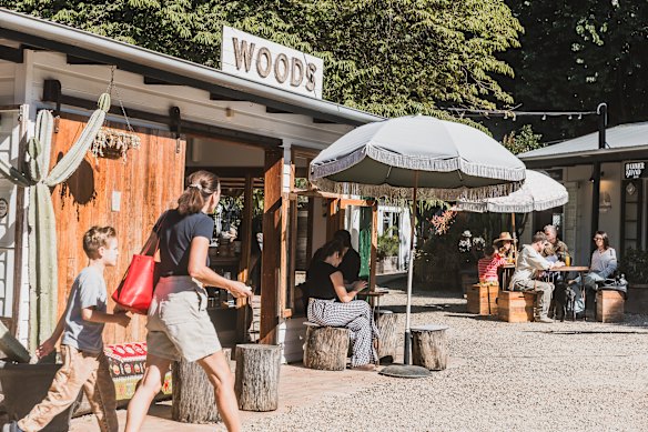Woods cafe in Bangalow. 