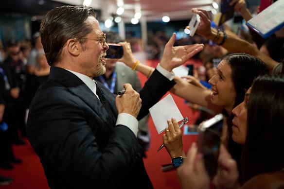 Brad Pitt arrives at the 74th edition of the San Sebastián Film Festival in San Sebastian, northern Spain, Wednesday, Sept. 23, 2026.