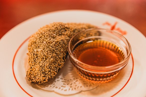 Crocodile toast with house chilli oil.
