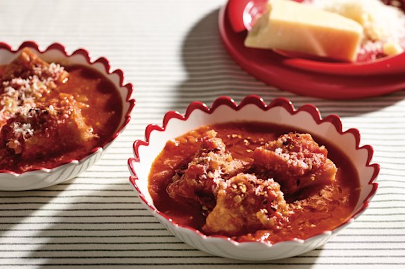 Tuscan tomato and bread soup is a cucina povera classic.