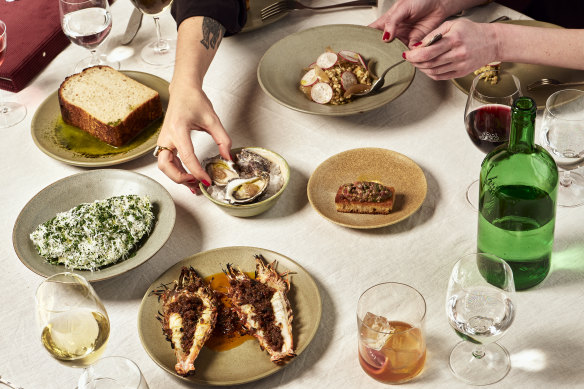 The menu is cooked solely over fire.
