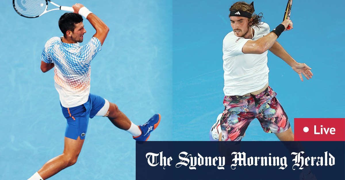 Australian Open 2023 men’s final LIVE Djokovic chasing history in men