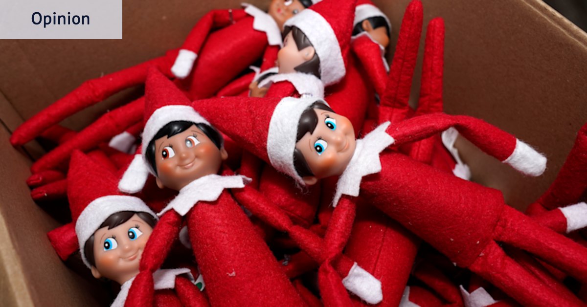 All I want for Christmas is for the Elf on the Shelf to disappear