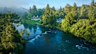 Huka Lodge, on the Waikato River, New Zealand’s longest.