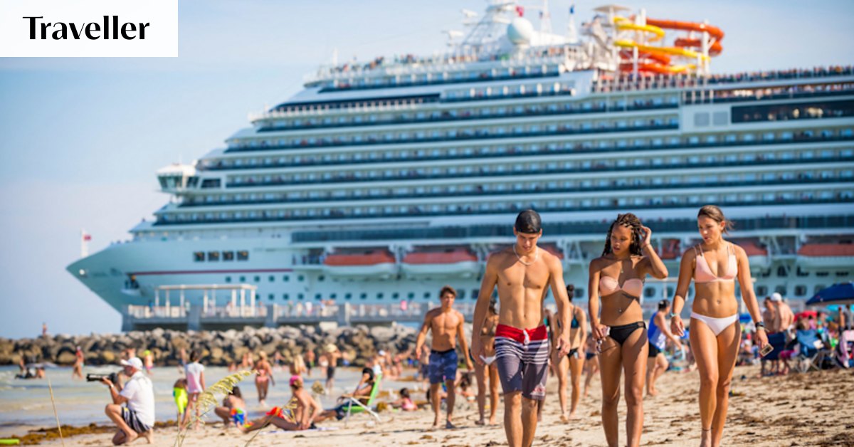 Cruise passengers are stripping off too much. Show some respect