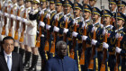 Chinese Premier Li Keqiang and Solomon Islands Prime Minister Manasseh Sogavare in Beijing in 2019.