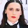 Kat Sadler, creator, writer and star of Such Brave Girls at the 2024 BAFTA Awards.
