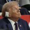 Former President Donald Trump during the Republican National Convention  this week in Milwaukee.