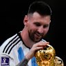 Lionel Messi and the World Cup in 2022.