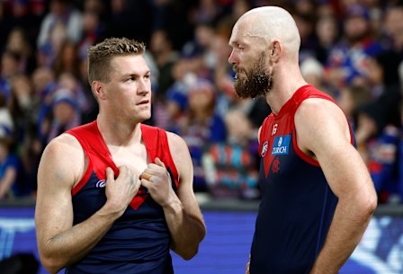 Melbourne veterans Tom McDonald do some soul searching after their demoralising loss to the Western Bulldogs.
